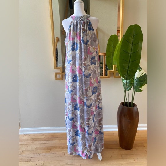 fab’rik floral chiffon maxi dress, size L - Picture 2 of 9